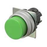 Pushbutton A22NZ Ã˜22, bezel brushed metal, PROJECTED, MOMENTARY, CAP C A2270092E