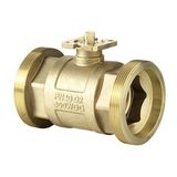 VAG61.40-25 - 2-port ball valve, externally threaded, PN40, DN40, kvs 25