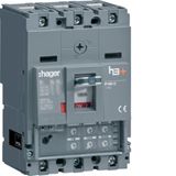 Kompaktní jistič h3+ P160 LSI 25 kA, 3-pólový, In 160 A