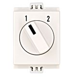 Changeover switch modular 2-pole/10A/1-2