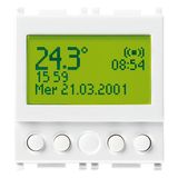 Alarm clock 120-230V white