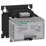 rectified and filtered power supply - 1 or 2-phase - 400 V AC - 24 V - 20 A
