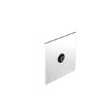 Art d'Arnould - 1 gang television socket single male socket Epure - Brushed Steel