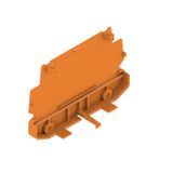 End plate, IP20 in installed state, PA 66, orange, Width: 27.2 mm