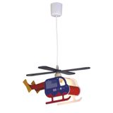 Bravo Helicopter Pendant Light Blue