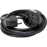 Extension cord IP20 3G1.5mm2,col.black3m