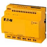Safety relay, 24 V DC, 14DI, 4DO-Trans, 1DO relay, display, easyNet
