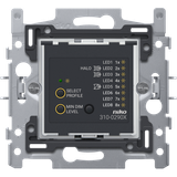 Base for universal push button dimmer PLC interference suppression 3 – 300 W, 2 wire