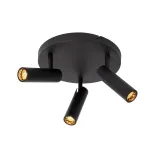 Lucide GRADO - Ceiling spotlight - Ø 25 cm - 3xGU10 (MR11) - Black