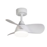 Bryan Mini LED Ceiling Fan 18W 1800Lm CCT Dim White