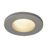 DOLIX OUT GU10 ROUND Downlight, silver-gray, max. 50W