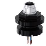 adapter M12 socket, 4-pole, for M20...