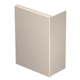 WDK HE80210CW  End piece, for WDK channel, 80x210mm, creamy white Polyvinyl chloride