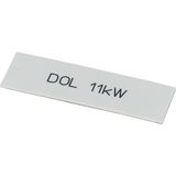 Labeling strip, DOL 0.12KW