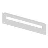 Slotted front plate 3G4K plastic, 33MW