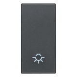 Button 1M light symbol grey