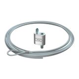 QWT S 3 1M G Suspension wire with loop 3x1000mm