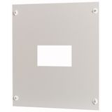 Front plate NZM4 symmetrical for XVTL, vertical HxW=600x800mm