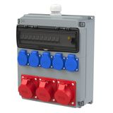 Distribution box MIK 16/5 GS WITHOUT SAFETY IP44