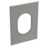 American and South African standard plate Arteor round version 3 modules for 2'' x 4'' box - magnesium