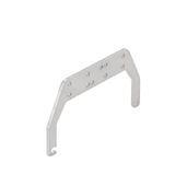 Shield clamp for industrial connector, Size: 6, Sheet steel, galvanize