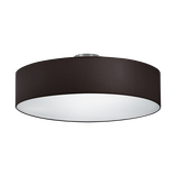 Hotel ceiling lamp 50 cm 3xE27 black