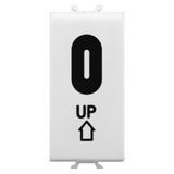 TOUCH ONE-WAY SWITCH MODULE 1M WHITE