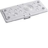 Cable entry plate, univers, IP44/54, 6 x M16, 2 x M20, 2 x M16/25 1 x M25/40/50