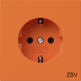 SCHUKO impr.ZSV Gira F100 orange