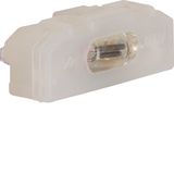 Neon lamp unit for on/off switch 3pole, light control, clear, trans.