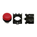 Set of Indicator Light Flat Red 230V