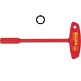 VDE T-handle hex nut driver 336N SW 13,0 x 230