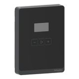 SmartX Temperature Sensor, 3 Buttons/LCD, Setpoint, with Optimum Black Cover