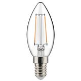 LED Filament Bulb - Candle C35 E14 2.5W 250lm 2700K Clear 320° 