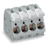 PCB terminal block lever 16 mm² gray