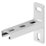 BRACKET 41X21 WITH FLAT END - LENGTH 150MM - FINISHING: HDG