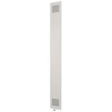 Back plate ventilated IP30 HxW=2000x300mm, grey