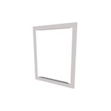 Replacement frame, super-slim, white, 2-row for KLV-UP (HW)