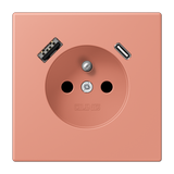 Socket Frz/Belg with USB charger LC32111 LC1520F-15CA233