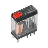 Miniature industrial relay, 115 V AC, red LED, 2 CO contact (AgSnO) , 