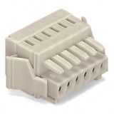 1-conductor female connector CAGE CLAMP® 1.5 mm² light gray