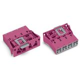 Snap-in plug 4-pole Cod. B pink