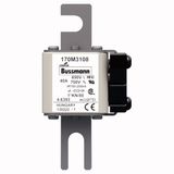 Fuse-link, high speed, 40 A, AC 690 V, compact DIN 1, 45 x 59 x 104 mm, aR, DIN, IEC, single indicator