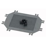 Micro perforated mounting plate for Ci23 galvanized