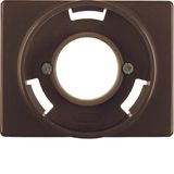 Centre plate for pilot lamp E14, arsys, brown glossy