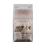 Plug-in Relay 14 pin 4 C/O 5A 24VDC, S-Relay RS5