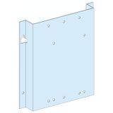 Mounting plate, PrismaSeT G, for NSX/CVS/Vigi/INS 630A, vertical fixed, toggle, W600mm
