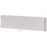 Front plate, blind, HxW= 350 x 400mm