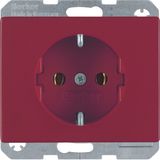 SCHUKO soc. out., arsys, red glossy
