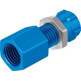 QCK-1/4-PK-6-B Bulkhead quick connector